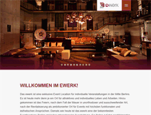 Tablet Screenshot of ewerk.net